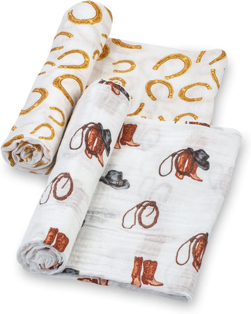 Baby Swaddle Blankets, 100% Organic Cotton Muslin Baby Blanket