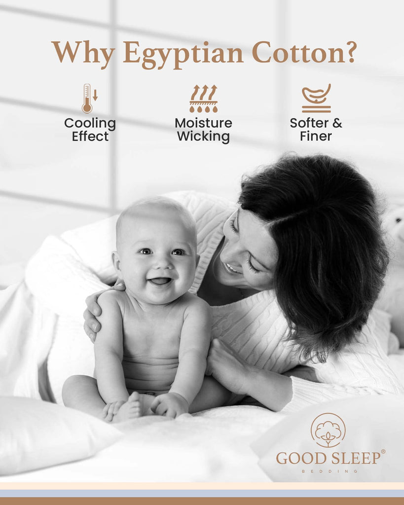 100% Egyptian Cotton RV King Sheets 72 x 80, 4 Piece Camping Sheets, Ivory