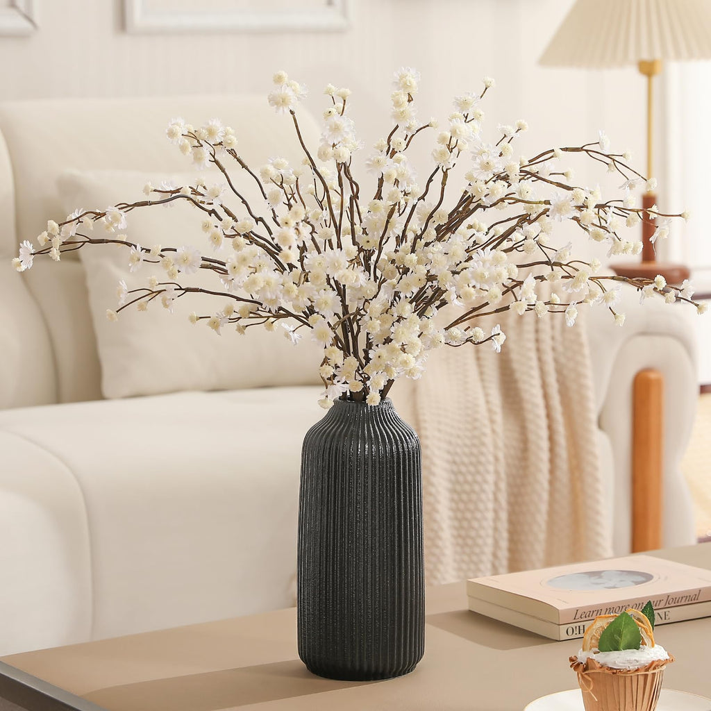 White 10 Stems Babys Breath Artificial Flowers Decor