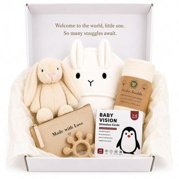 New Baby Gift Basket - Gender Neutral Newborn Welcome Gift Set