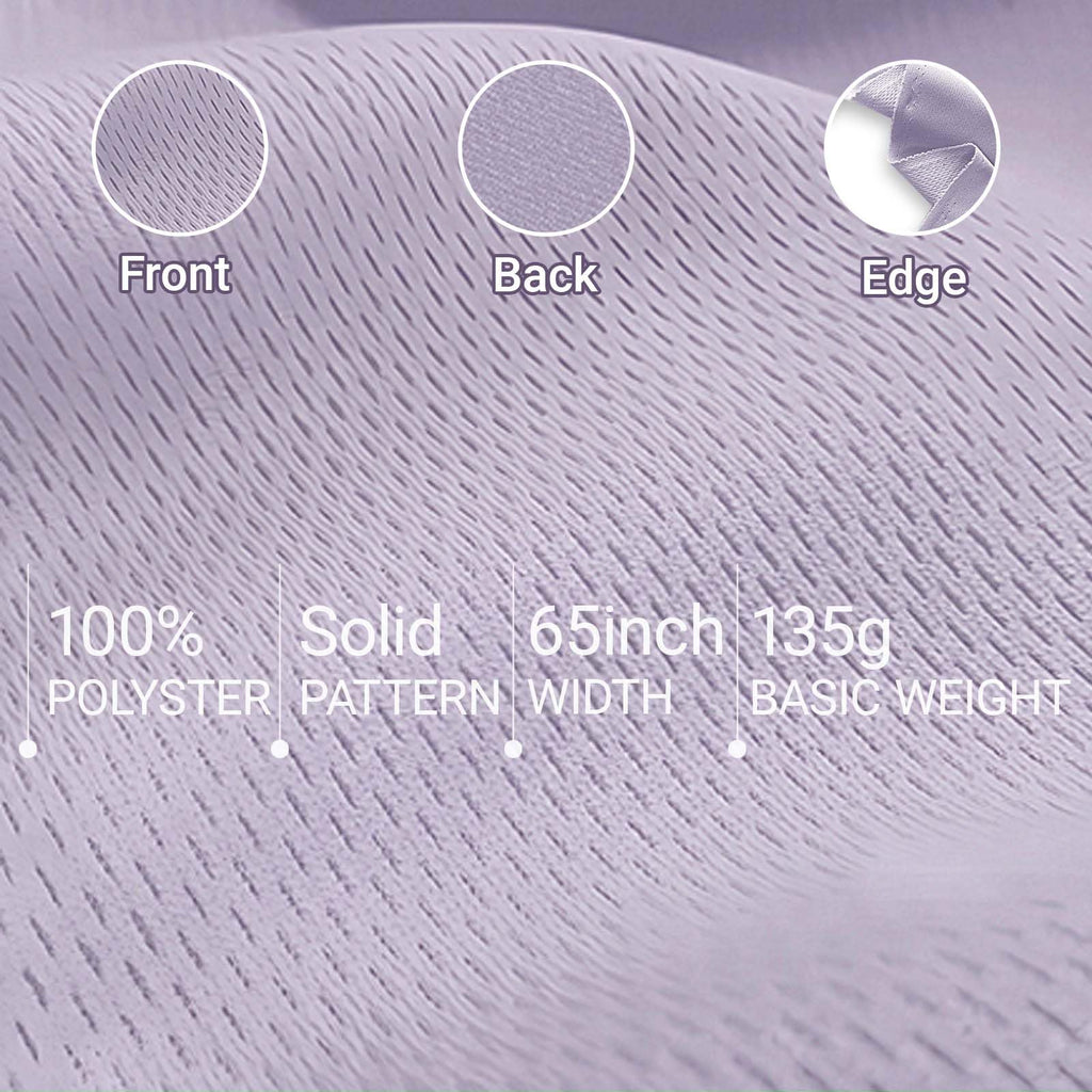 Bird Eye Mesh Jersey 5 Yards 65" Wide Light Purple