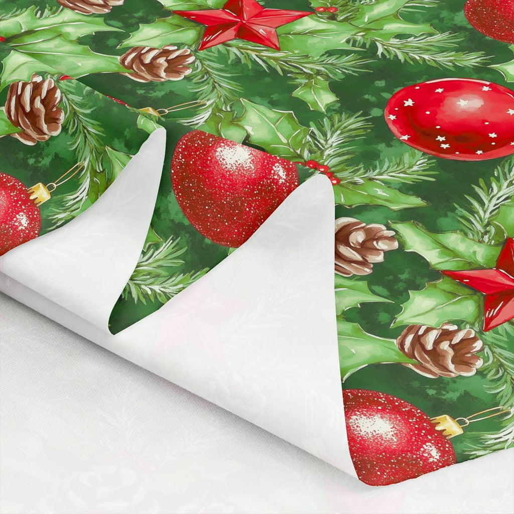 Christmas Fabric, Christmas Tree Leaf Upholstery Fabric By The