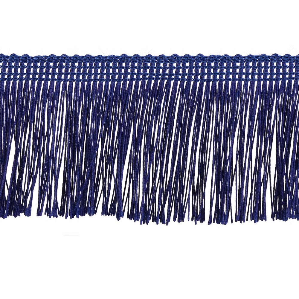 Trim Tassel Lace 2.5Inch Width 5 Yards Long for Clothes Accessories Latin Wedding Dress and DIY Lamp Shade Decoration