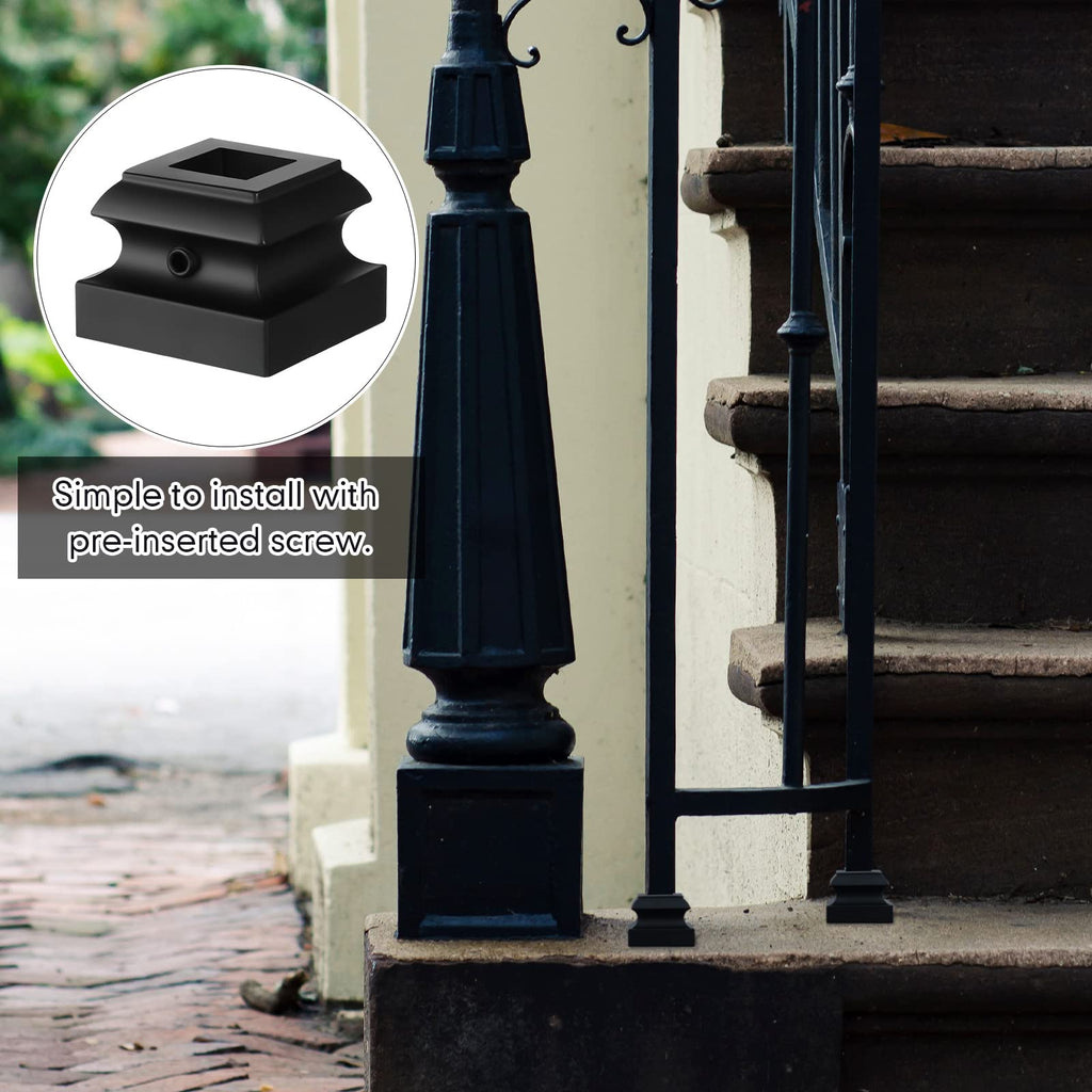 192 Pcs Iron Baluster Shoes for Square Staircase Balusters