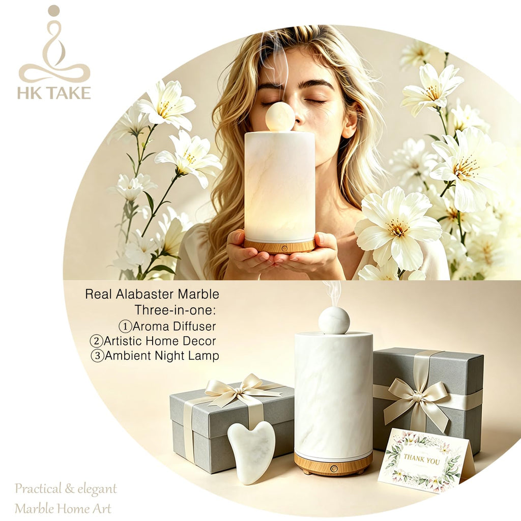 Stone Aromatherapy Essential Oil Diffuser Ultrasonic 100ml