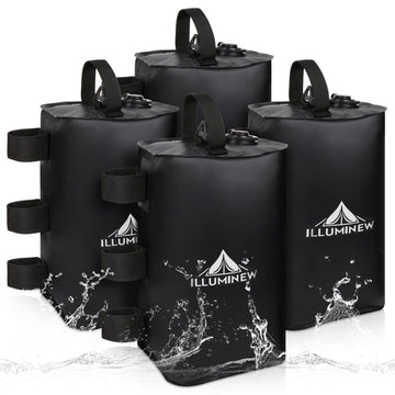 4 Pack Canopy Water Weight Bag, 88 LBSWater Tent Weights Set of 4 Leg Weights for Gazebo, Pop Up Canopy, Canopies