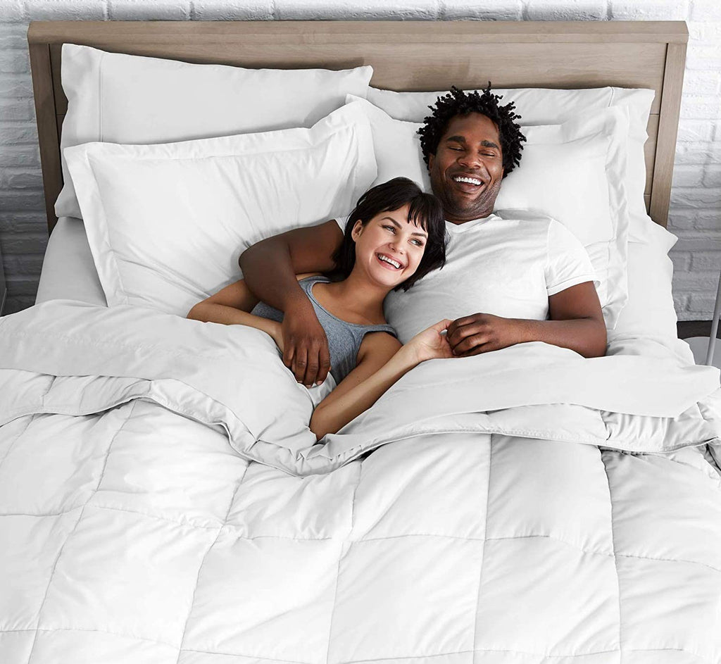 Full Comforter Set Egyptian Cotton White Full Size Comforter Set (Comforter + 2 Pillowcases) Comforter for Full Size