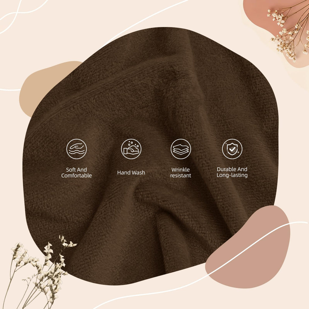 62" Wide Super Soft Minky Fabric by the Yard, Thickened Plush Cloth for Sewing Baby Blankets, Throws, Pillows, and