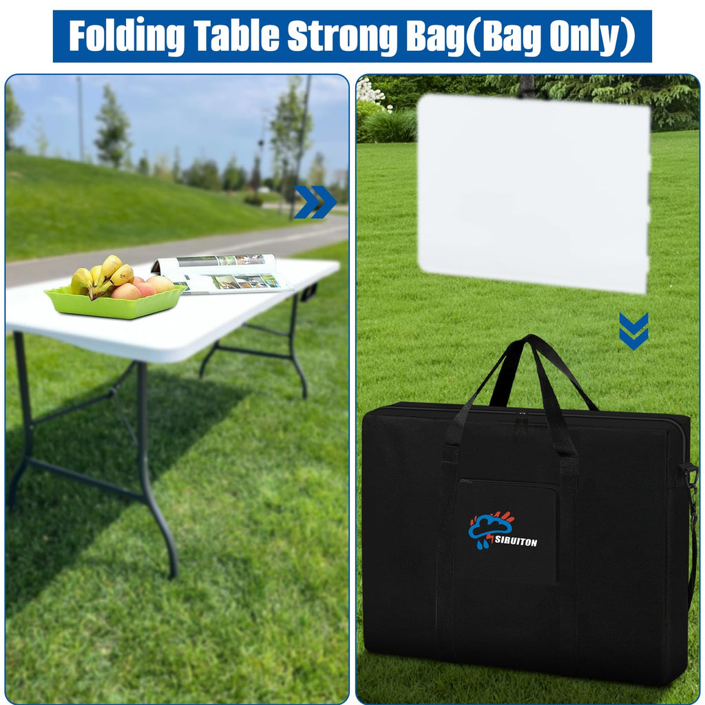 Folding Table Storage Bag Fits 4FT Tables, Thick 600D Oxford