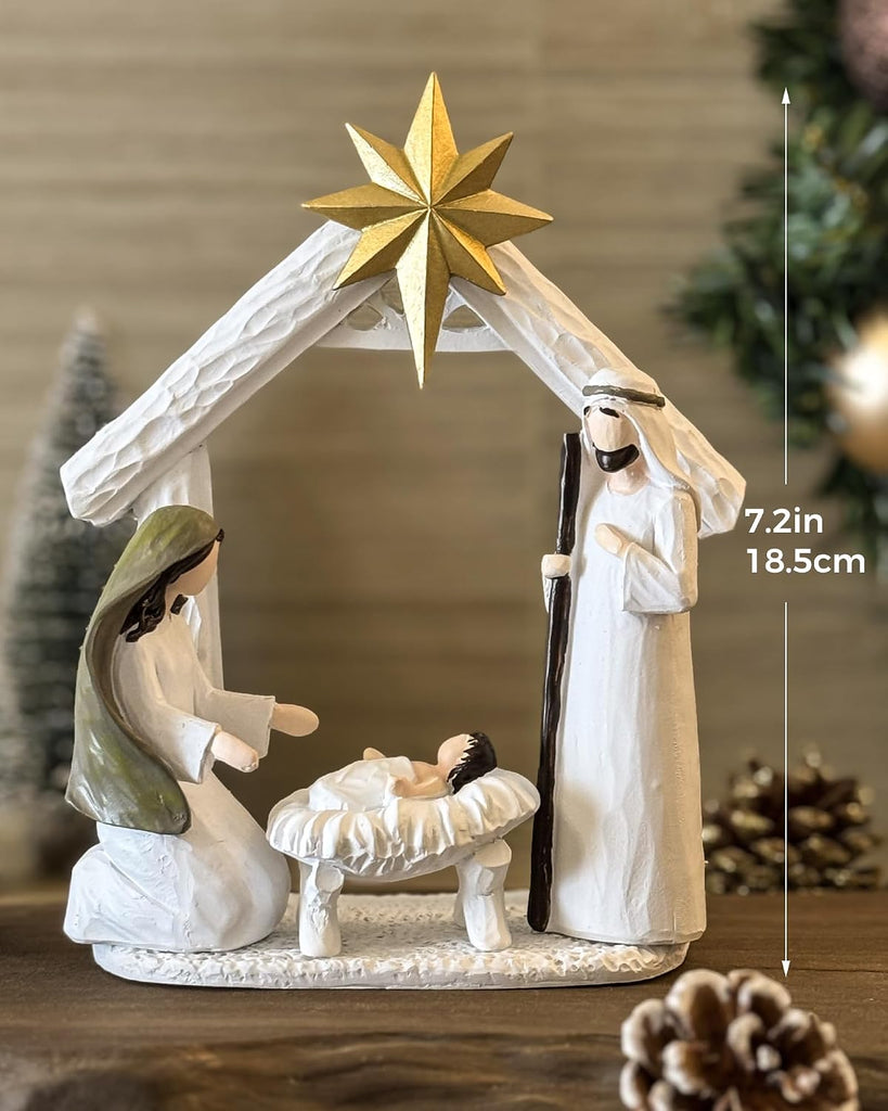 Nativity Set Indoor - 12 Pieces Christmas Nativity Scene Set