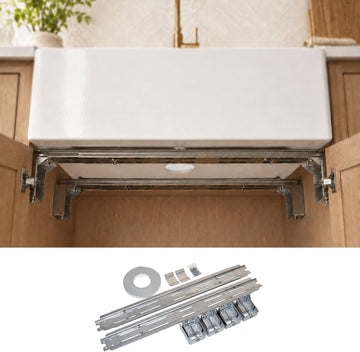 SinkSense Level-Up Undermount Sink Support Bracket, Adjustable Height | Supports undermount sinks during install