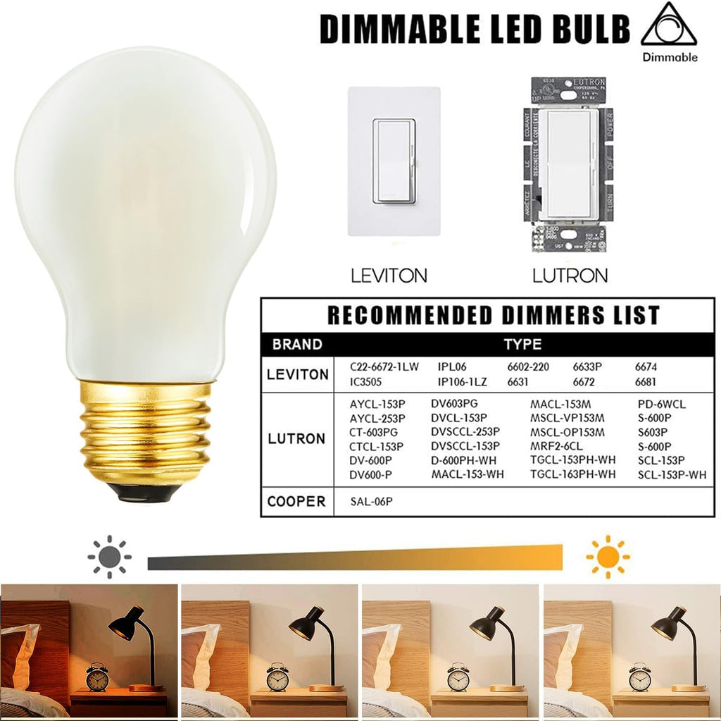 Frosted A15 led Bulb 2W Equal 25 Watt e26 led Bulb AC120V Vintage led Edison Bulb for Ceiling Fan Light