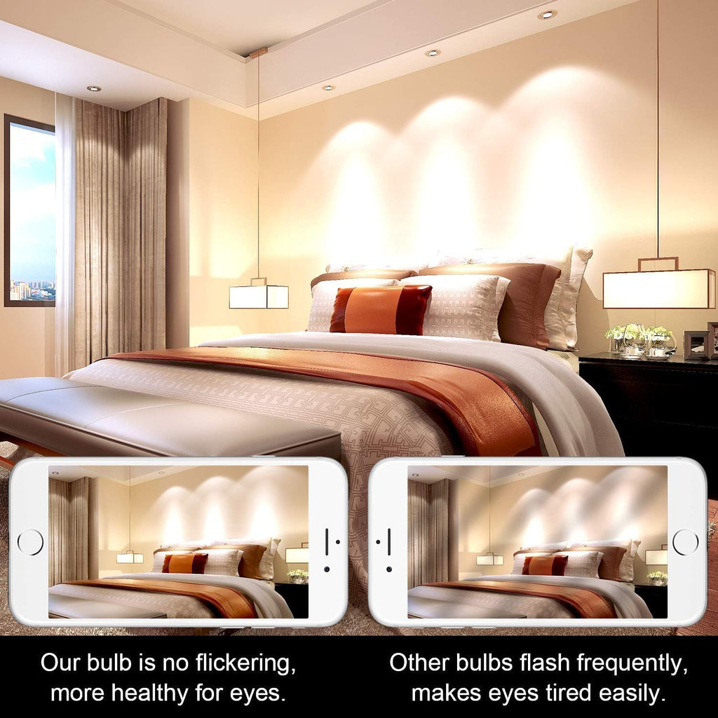 GU10 LED Lamp, 60W Halogen Bulbs Equivalent, 5.5W 600LM, 6000K Daylight White,110V dimmable GU10 Mr16 LED Bulbs