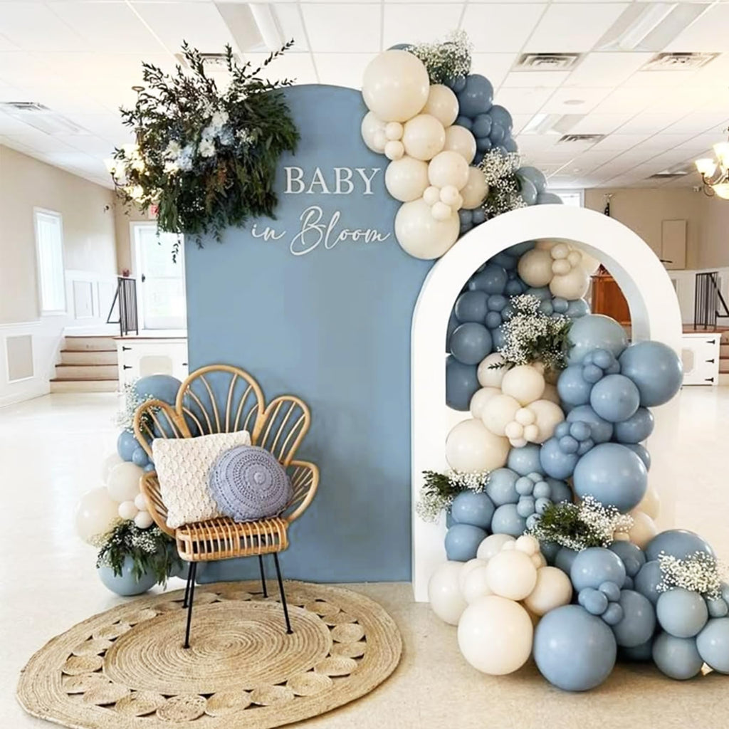 Set of 2 Wedding Arch Stand Cover Round Top Spandex Fitted Arch Cover for Baptism Birthday Party Baby Shower Wedding