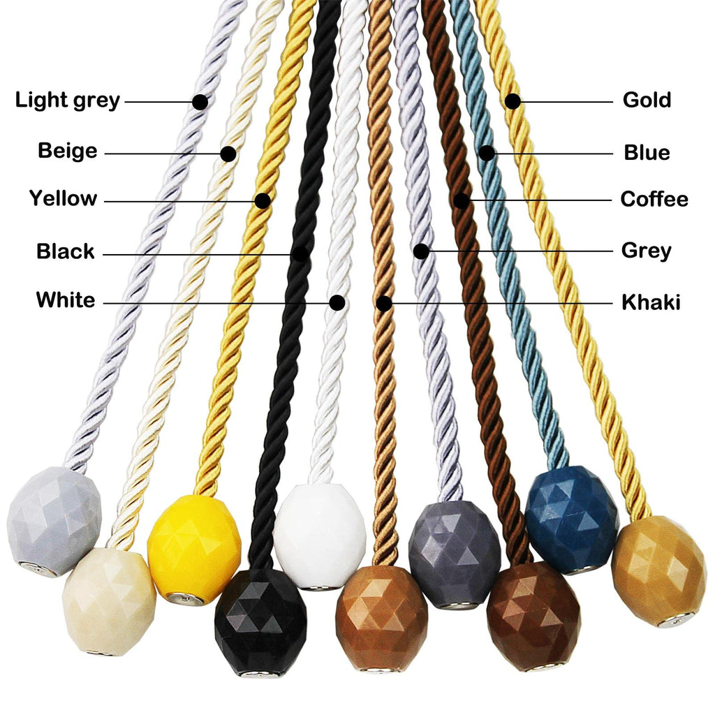 Strong Magnetic Curtain Tiebacks Decorative Rope Tie Backs Holdbacks