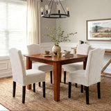 H.VERSAILTEX Dining Chair Covers Velvet Stretch Chair Covers for Dining Room Set of 4 Parson Chair Slipcovers Chair