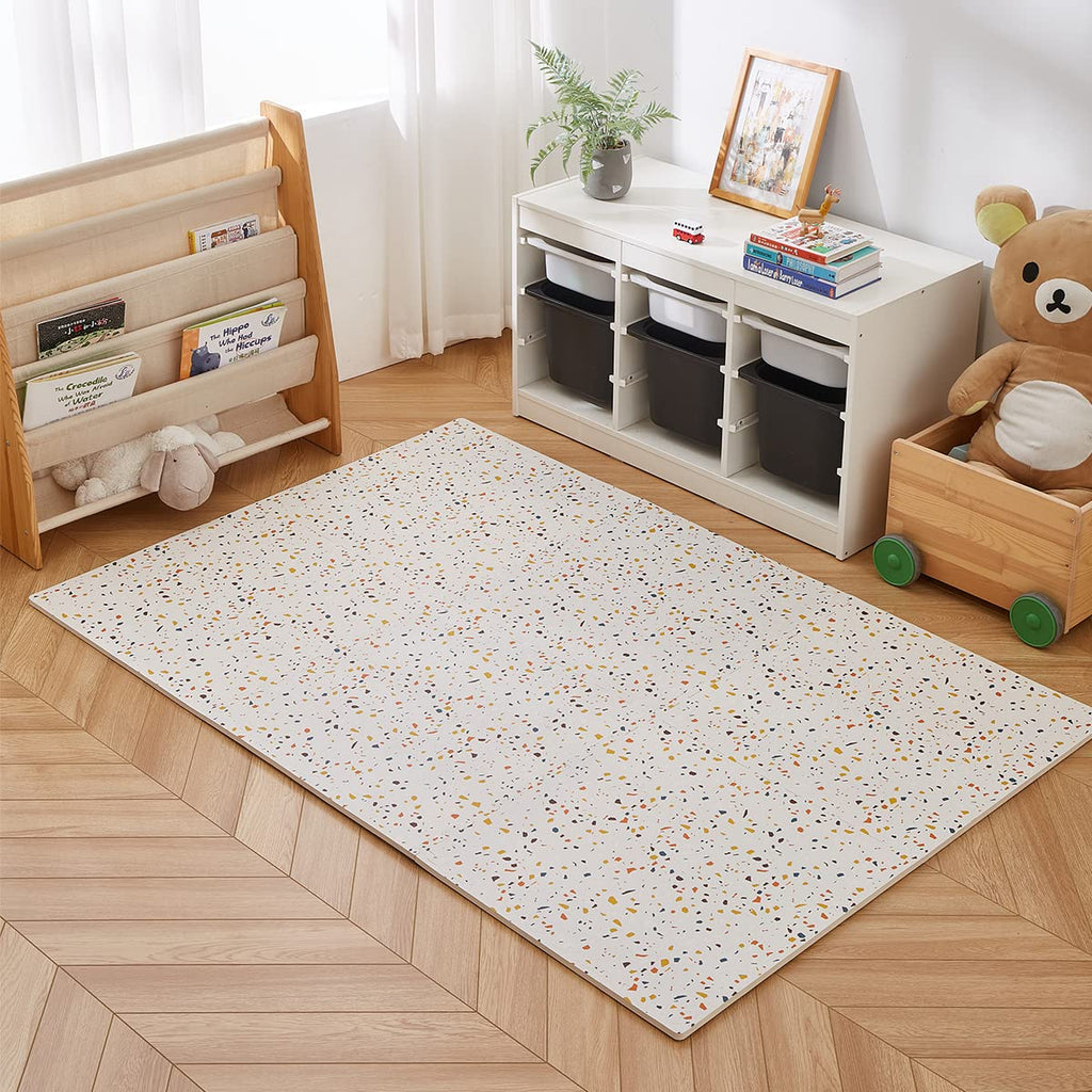 Play Mat Extra Large 69" x 46" | Non-Toxic EVA Foam Puzzle Mat | Interlocking Floor Tiles for Tummy Time, Crawling