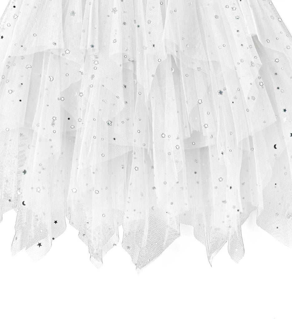 Girls Sweet Layered Mesh Skirt Party Birthday Dance Princess Skirt