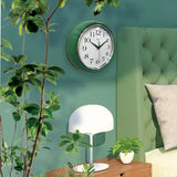 Lily's Home Retro Wall Clock, 9.5 Inch Vintage Design, Silent Non-Ticking Quartz Movement, Battery Operated