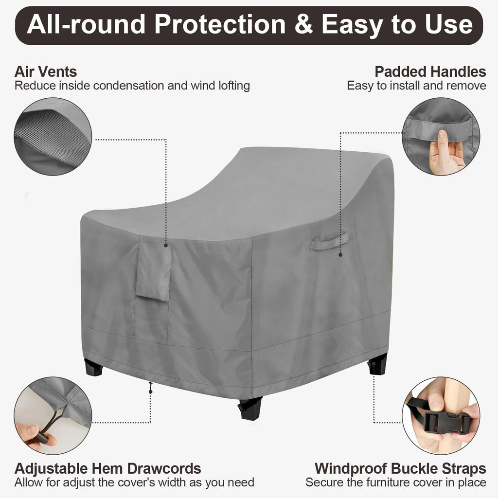 Outdoor Chair Covers Waterproof Patio Furniture Lawn Chair Covers
