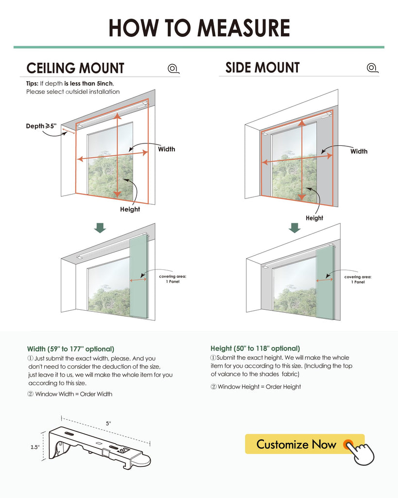 Hardwired Smart Sliding Panels, Custom Motorized Panel Track Blinds