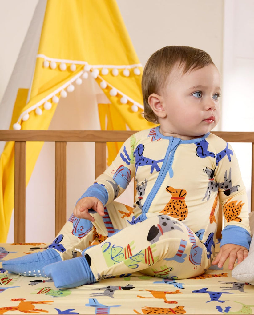 Viscose Baby Footie Pajama, Zipper Sleeper Boys Girls
