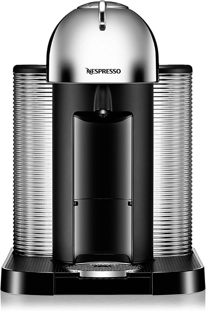 Vertuo Coffee and Espresso Maker by , Chrome with Aeroccino Milk Frother