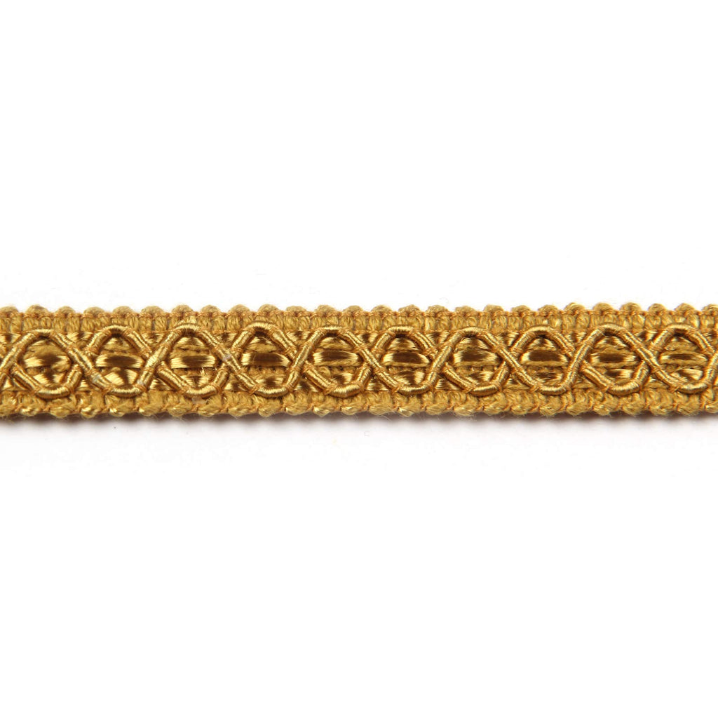 Gimp Braid Trim, 5 Yards 0.59 Inch Fabric Trim, Gold