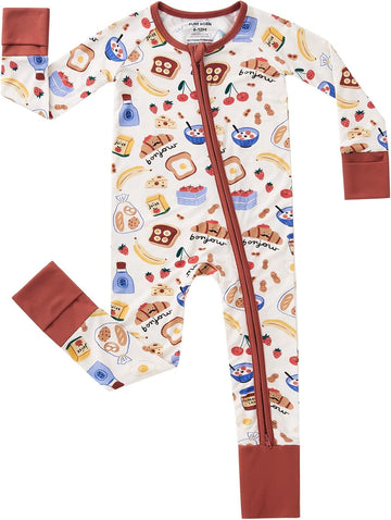 Baby Sleeper Viscose from Bamboo Zipper Footies Pjs
