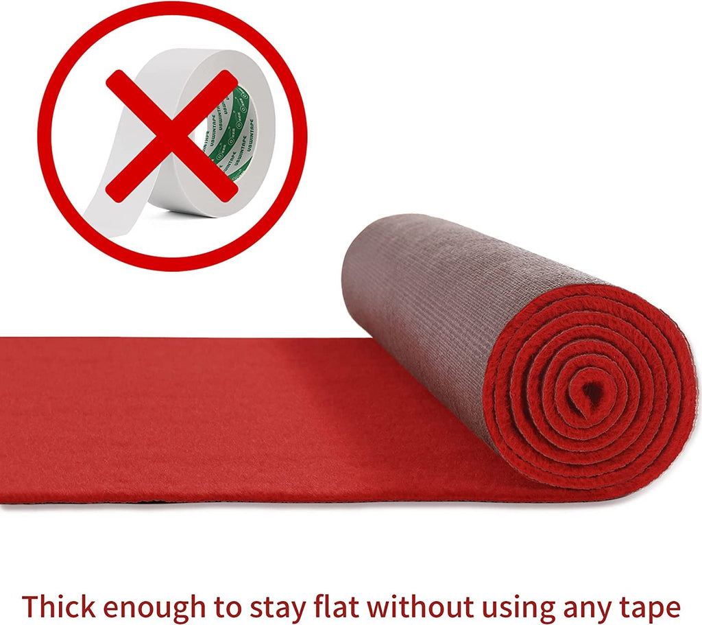 450 GSM Extra Thick Red Carpet Runner for Partys & Events