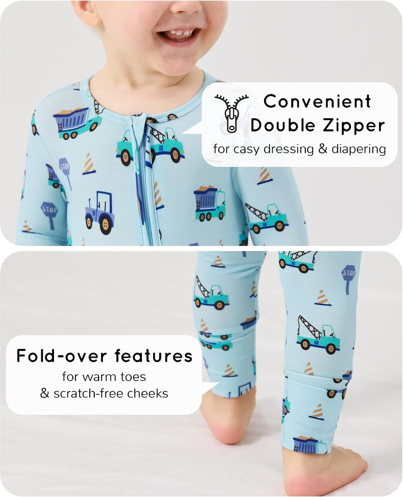Bamboo Viscose Baby Footless Pajamas Soft Sleepers