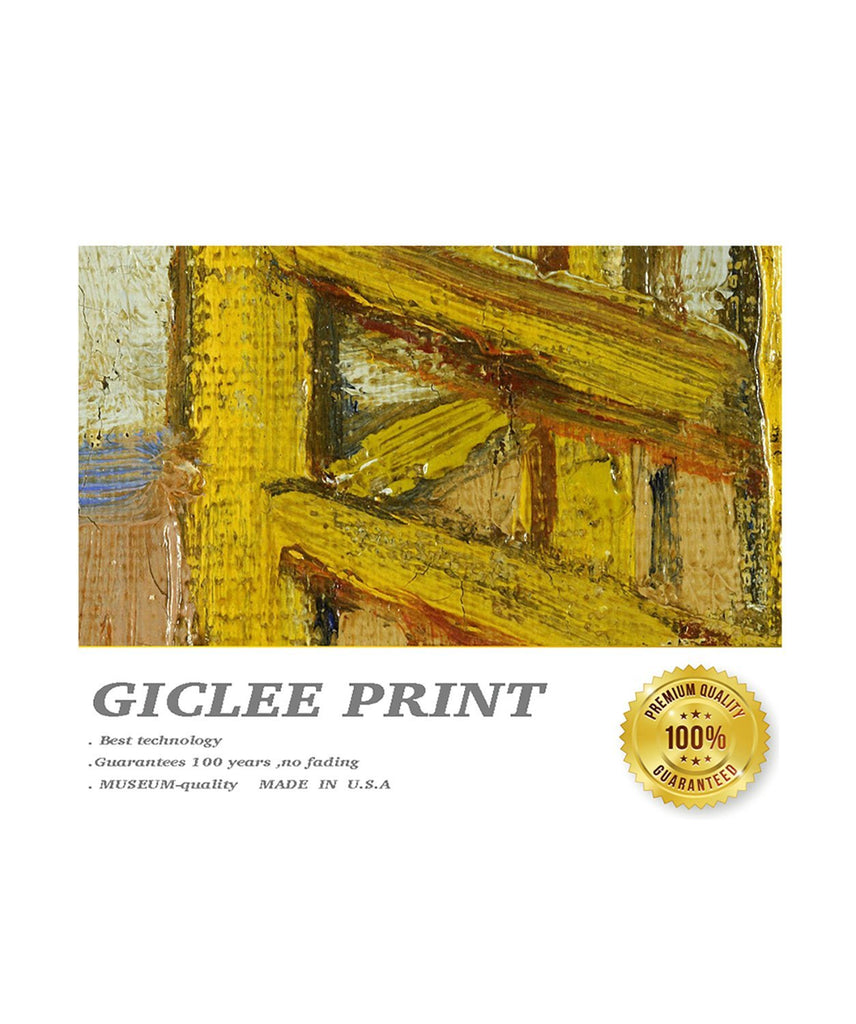 The Bedroom At Arles By Vincent Van Gogh Giclee Art Canvas Prints Size:20"x16"