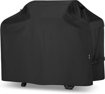Grill Cover 55 Inch for Outdoor Grill, Heavy Duty Waterproof BBQ Cover with Side Handles and Air Vents, Weather