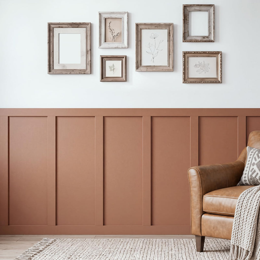 Premade Board and Batten Wall Panel Kit, Wainscoting Panels