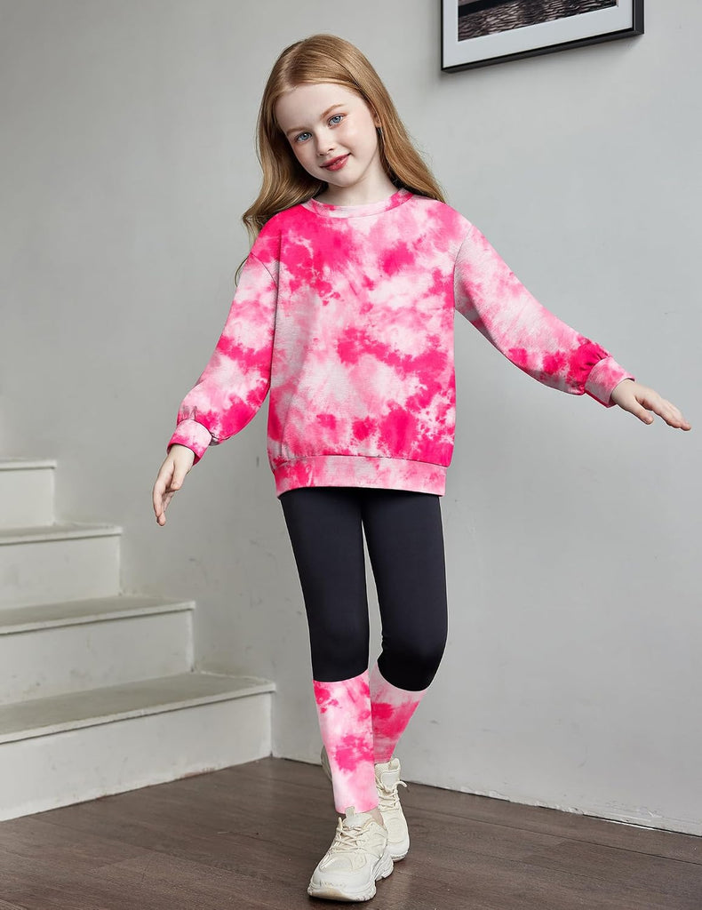 Toddler Girls Clothes 2 Piece Outfit Sweatshirt Patchwork Leggings