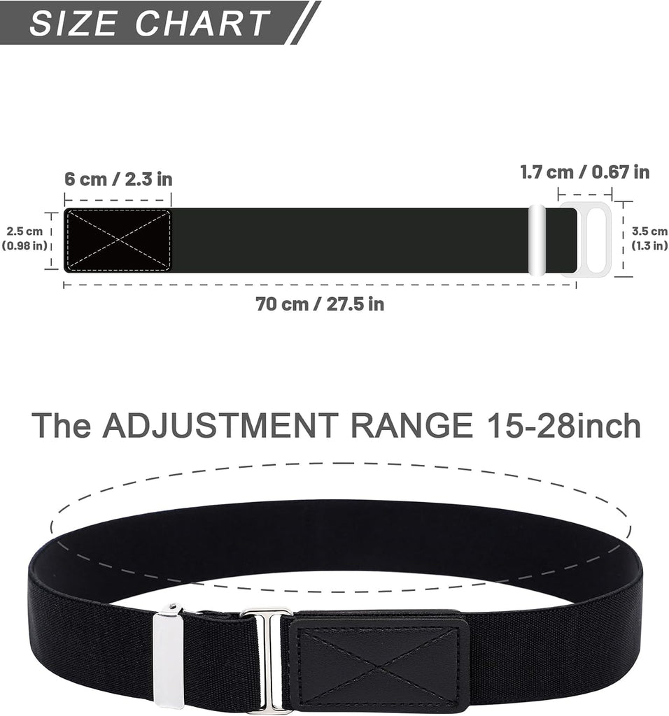 Toddler Belt for Boys & Girls, Kids Adjustable Elastic Velcro Belt