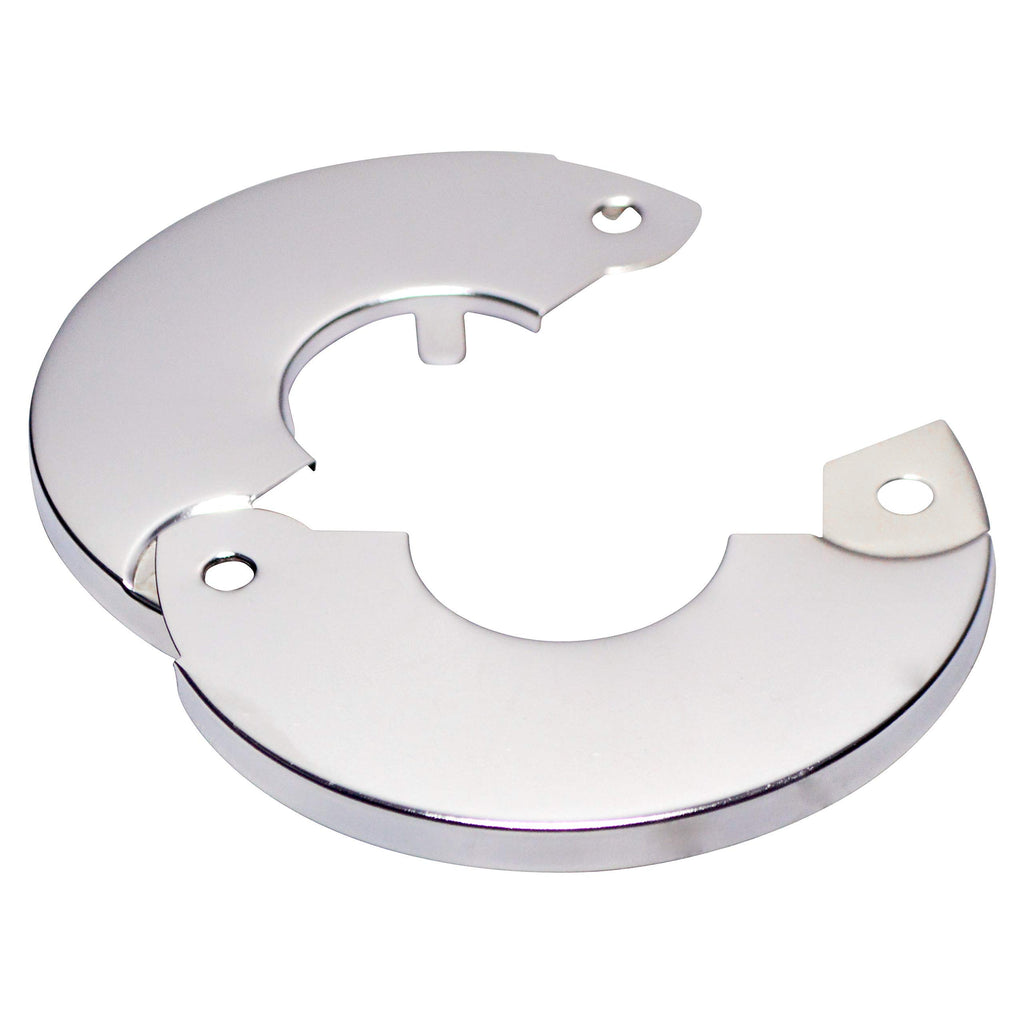Floor and Ceiling Plate Split Flange, Fits 1 Inch IPS Galvanized Pipe or 1-1/4 Inch Copper Pipe, Chrome Finish (Pack
