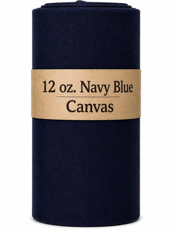 Designz Navy Blue Cotton Duck Canvas 12oz - 62" Wide Fabric by The Yard - Heavy Duty, Durable for Upholstery, Crafts
