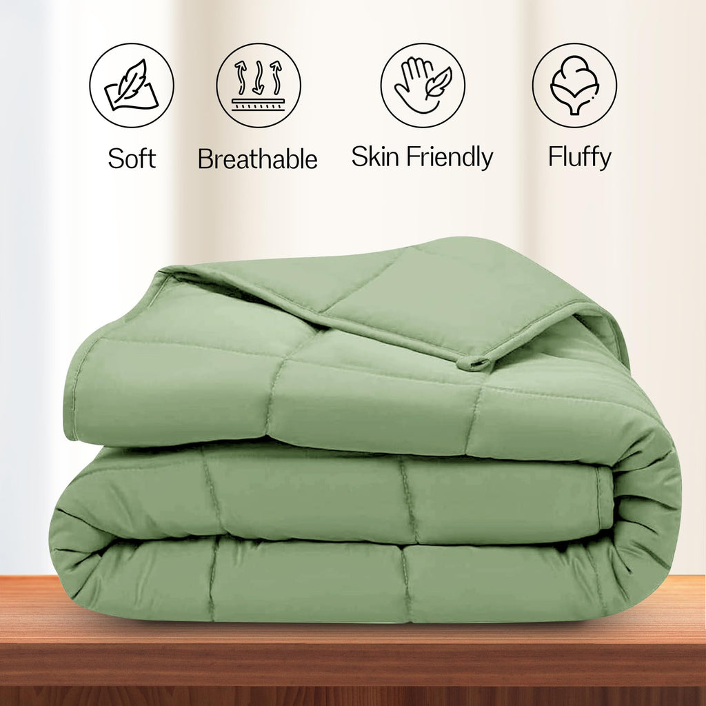 LUX Décor Queen Comforter - 88x88 Ultra-Soft Down Alternative Duvet Insert