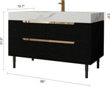 36" Modern Bathroom Vanity with Ceramic Sink