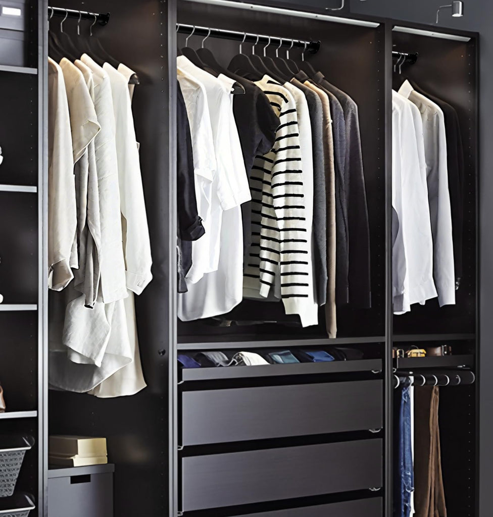Closet Rods for Hanging Clothes, 16 to 74 Inch Stepless Adjustable Closet Rod, 1.3 Inch Heavy Duty Closet Hanging Rod
