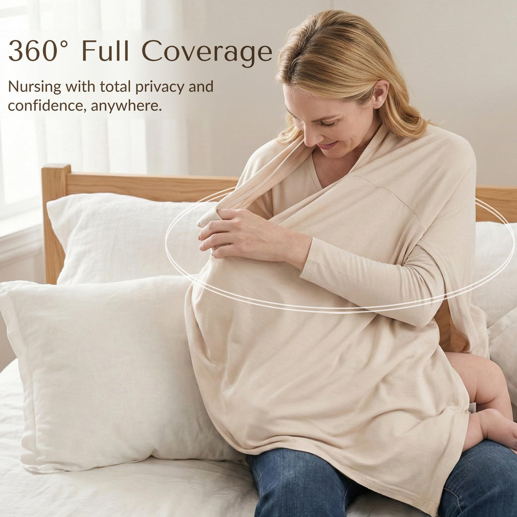 Rayon Made from Bamboo Nursing Cover for Breastfeeding