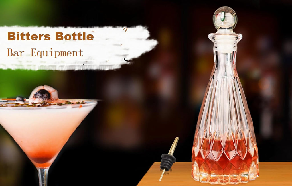 Whiskey Decanter with Glass Ball Stopper Decorative Flower Vases