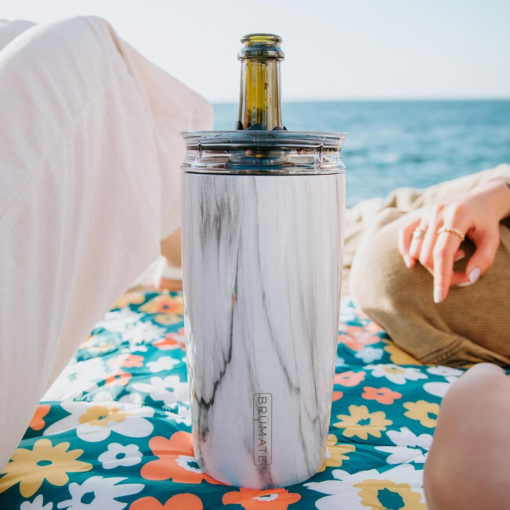 Togosa 2-in-1 Wine Chiller Bucket & Pitcher | 100% Leakproof Locking Lid | Portable Chiller Fits Most Wine