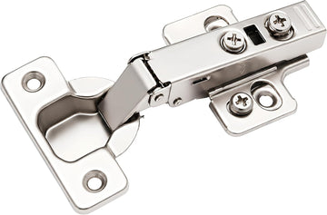 4-Pack Full Overlay Frameless Soft-Close European Hinges, 110° 3D Adjustable, Clip-On Concealed Kitchen Cabinet Door