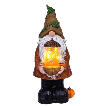 Fall Decor with LED Light, Thanksgiving Tabletop Decoration