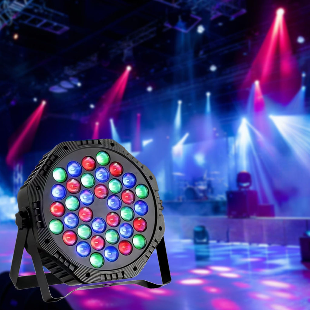 2-Pack LED Par Lights DJ Stage Light for Parties