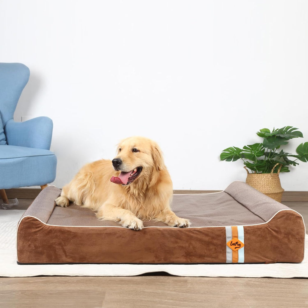 Dog Bed Removable Washable Cover Chocolate