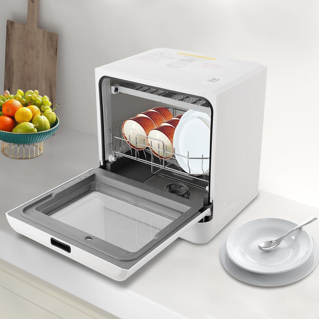 Portable Countertop Dishwasher, 800W Dishwasher, Household Mini Dishwasher, Four Cleaning Modes