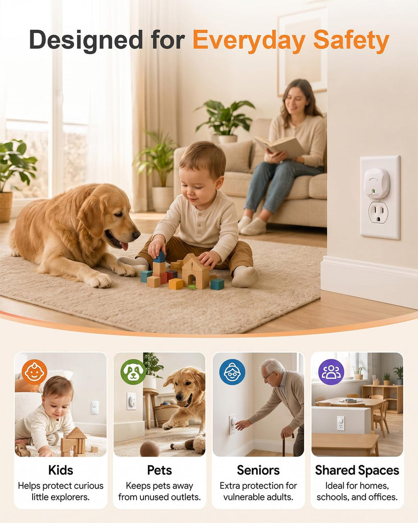 Outlet Covers Baby Proofing, 40 Pack Child Proof Outlet Plug Covers